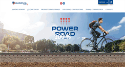 Desktop Screenshot of eurovia-es.com
